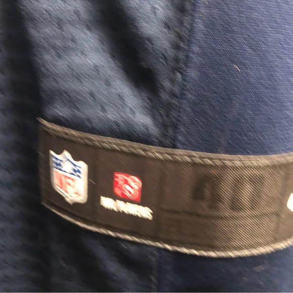 Nike On Field Seattle Seahawks #11 Harvin Men’s Navy Blue Jersey Size 40/Sm - Picture 10 of 10